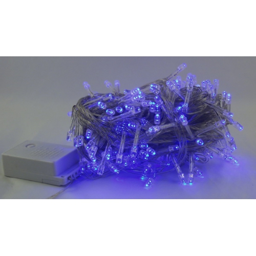 Гирлянда 400 светод. (6 мм) синие прозрачн. NEW