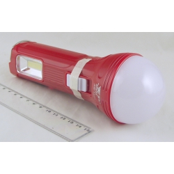 Фонарь светодиодный (1 больш.+ 1 ярк. аккум.)  Y-871 (5631) солнеч. бат.