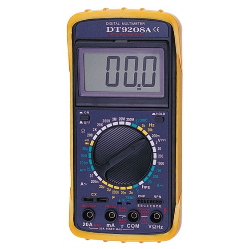Цифровой Мультиметр DT-9208A темп, част, с описан