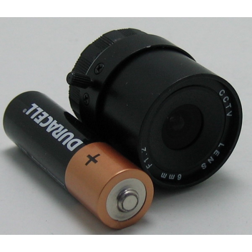 Объектив FFM-0612FX 1/3" 6mm F1.2  51gr