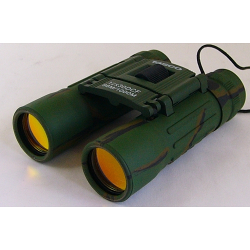 Бинокль TASCO 10*30 (12*30) малый (зел.,чёрн.)