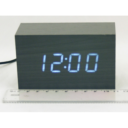 Часы-буд. электронные VST-863-6 (белые циф.)