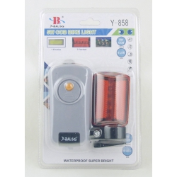 Фонарь для велосипеда Y-858 (1 больш. перед.+ 5 задн.)