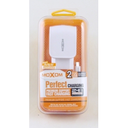 Зарядное устройство для SAMSUNG сетев. 2,4A MOXOM-V8 KH-25-V8 2USB