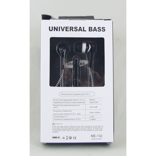 Наушники SAMSUNG ME-132 вакуум. в короб.