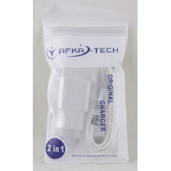 Зарядное устройство для SAMSUNG сетев. 2A U90-2 + V8 AF-136 2USB в пакете