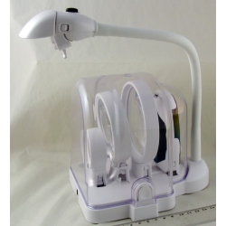 Лупа (90-2"/75-5"/37-16") на подст. 6 ламп, №7760 