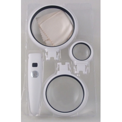 Лупа (90/75/37) подсв. 2 ярк. (3.5/5/11-кратн.) №77790+75+37