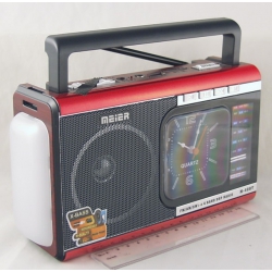 M-U40BT (FM,AM,SW1/2) сетев. SD, USB, фонарь, часы сетев./2R20/съемн. акк. Bluetooth