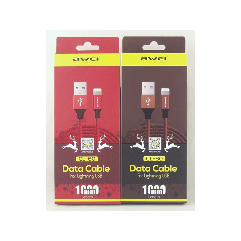 Шнур для IPHONE6 CL-60-I6 1м AWEI