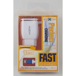 Зарядное устройство для IPHONE5 сетев. 2,4A MOXOM KH-11-I5 USB