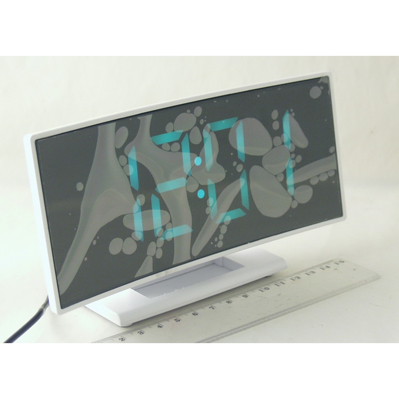 Часы-буд. электронные DS-3621L-2 (зеленые цифры)