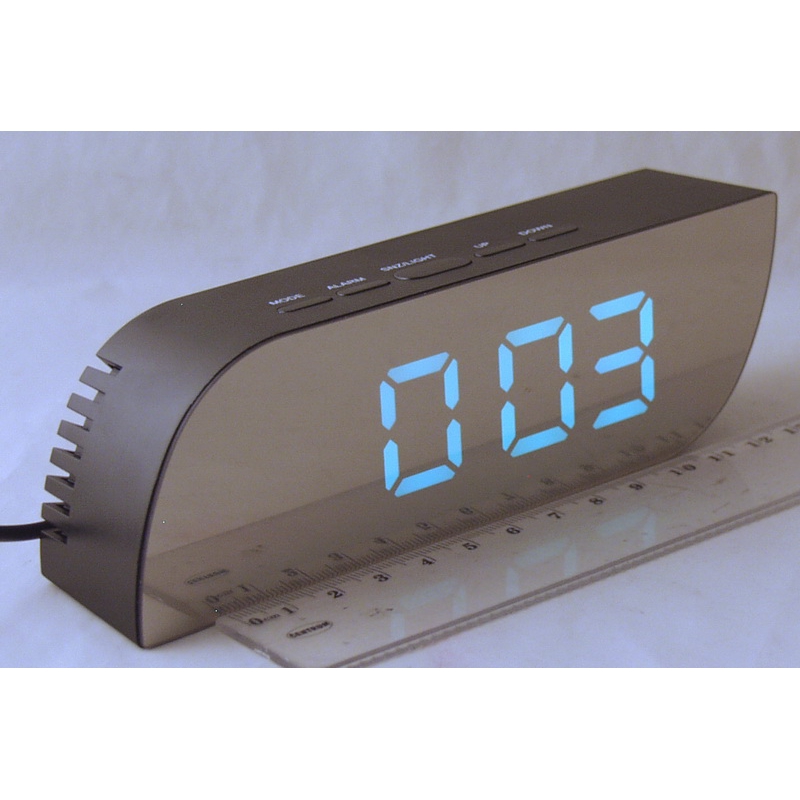 Часы-буд. электронные DS-018-2 (зеленые цифры)