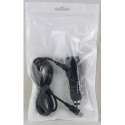 Блок питания (5V 2A) авто шнур 1,2/2м "прикур"шт. miniUSB+USB 2M-2UA