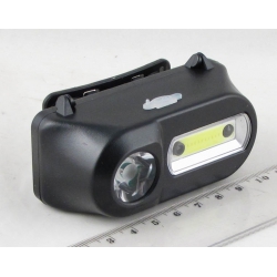 Фонарь головной (1 больш.+ 1 линза + аккум.+ шнур microUSB) HT-822 бесконтактный