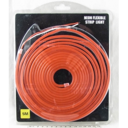 Светодиодная неоновая лента красная 12V 5м блистер