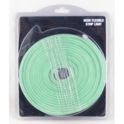 Светодиодная неоновая лента зеленая 12V 5м блистер