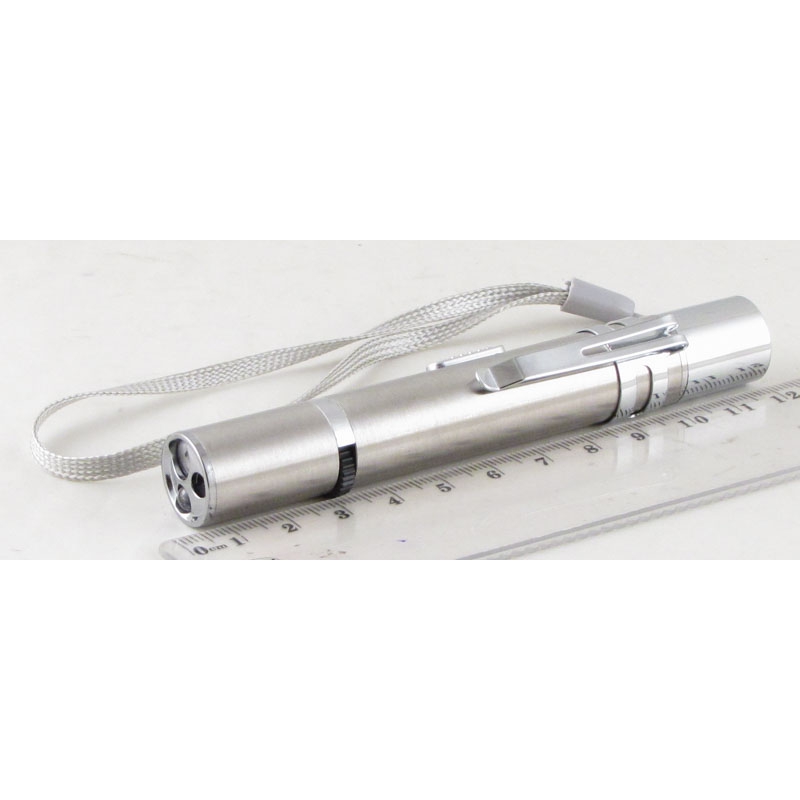 Фонарь (1ламп.+лаз.+детект.) NG-9127 USB