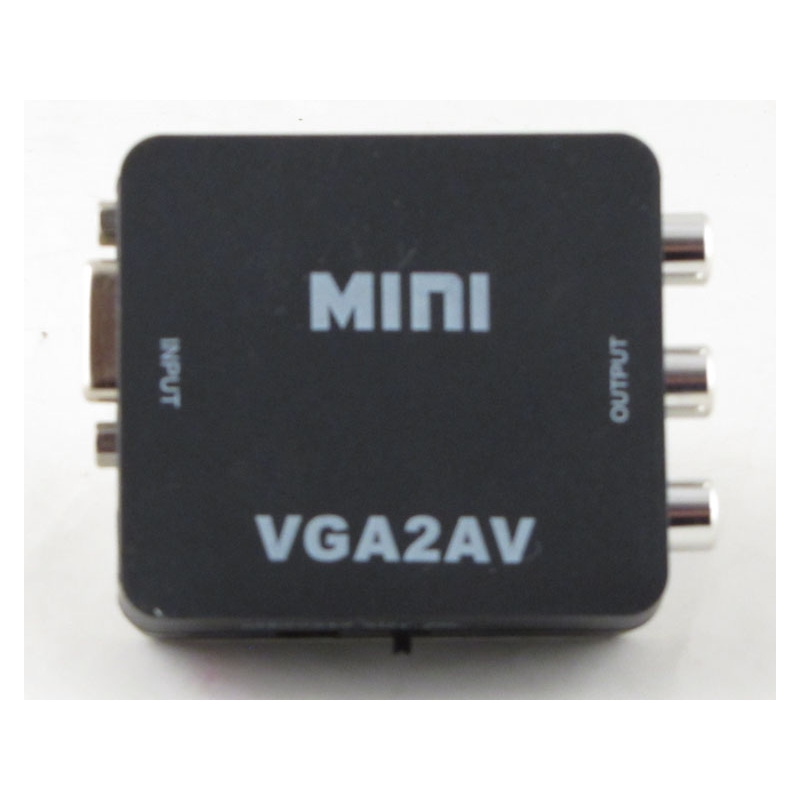 Переходник  VGA-2AV Mini 1080p (конвертер)