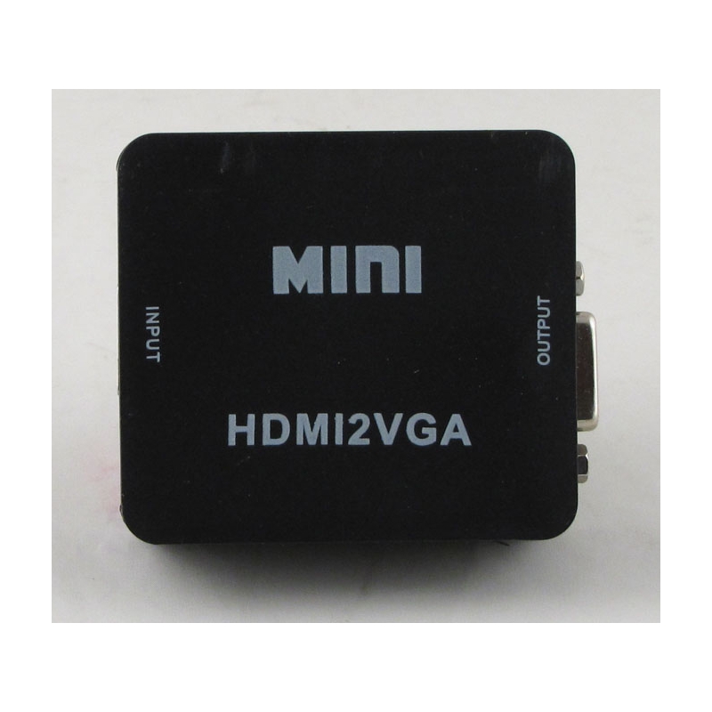 Переходник HDMI-2VGA (конвертер) черный