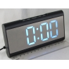 Часы-будильник электронные DT-6098-6 (белые цифры)