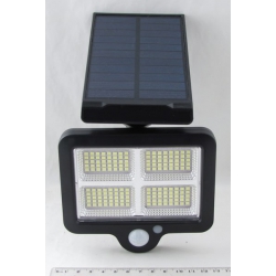 Светодиодный светильник с датчиком движения 160 лампы YG-1677 с солнечной батареей, пульт