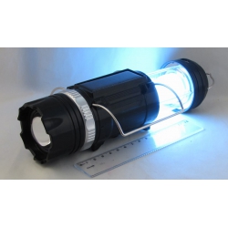 Фонарь для кемпинга YD-1075 (1 больш., шнур 3,5*1,35) 3 режима подвесной, солнеч. батарея