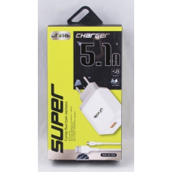 Сетевое зарядное устройство для TYPE-C 5,1A RL-704 + USB