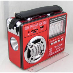 Радиоприёмник XB-423URT (FM/AM/SW1-8) SD, USB сетев. встроен. аккум. фонарь ??