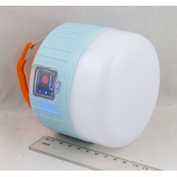 Фонарь для кемпинга YD-1428 (1 больш., шнур microUSB) 3 режима подвесной, солнечн. батарея ??