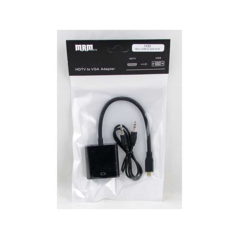 Переходник Micro HDMI-VGA+AUX H-33 ??