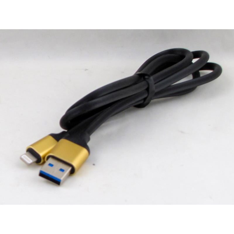 Кабель для LIGHTNING 1м R-12-IP черный