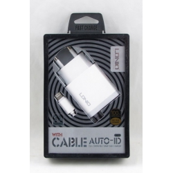 Сетевое зарядное устройство для IPHONE 5 3,1A A-321-I5 1м, 2USB LDNIO