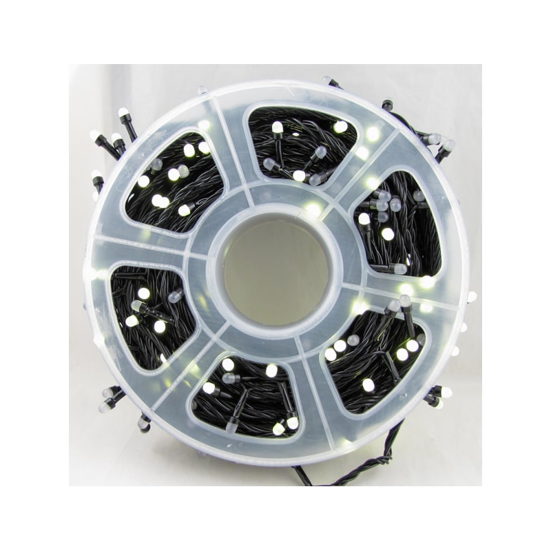 Гирлянда 50м (6мм) светод. тепл. белые V6-50M