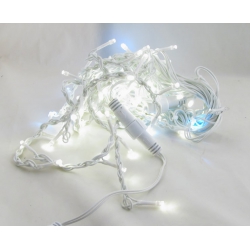 Гирлянда 240L 3*0,6м (шторки-бахрома) W4-3 уличные теплые белые толстый шнур  