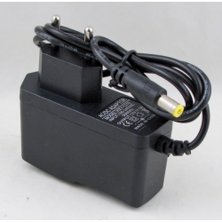 Блок питания (12V 1A) №12-1 толст. штек. (5,5*2,5) плоский 