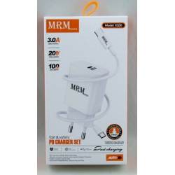 Сетевое зарядное устройство XQ-50-TC 1PD 20W с кабелем TYPE-C - TYPE-C 1м