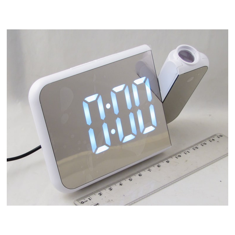 Часы-будильник электронные DT-8590 (бел. циф.) ??