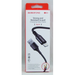 Кабель LIGHTNING 1м BX-54-IP 3A в короб. BOROFONE