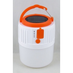 Фонарь для кемпинга YD-1512 (1 больш., шнур microUSB) 5 режимов, подвесной, солнечн. батарея