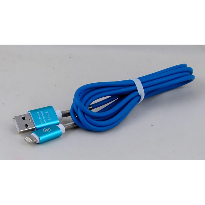 Кабель LIGHTNING 2м M-5A-IP синий