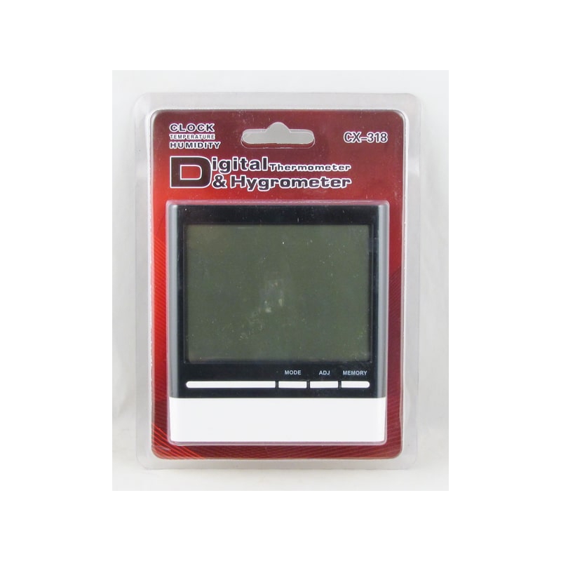 Термометр + гигрометр цифровой CX-318 с часами