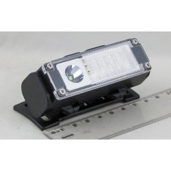 Фонарь головной HY-T125 (1+10ярк. мигалка красн./син., аккум.18650, шнур TYPE-C)