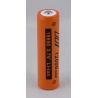 Аккумулятор для фонарика №18650 12000mA №007A оранжевый