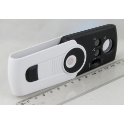 Лупа прямоуг, TH-518 (20mm-30X + 10mm-35X + 10mm-55X) 2 лампы + детектор