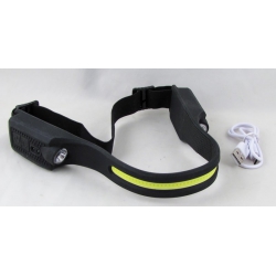 Фонарь головной HYD-T2202 (1 больш.+1 ярк, встроен. аккум., шнур TYPE-C ) бесконтактный ??