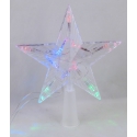 Звезда на елку средняя светодиод. разноцветная W2-2