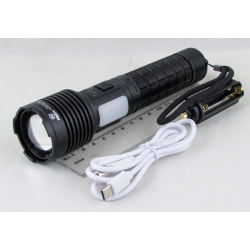 Фонарь светодиодный (1 мощ.+ 1 больш. бел.+ красн.,  шнур TYPE-C) HYD-X721-P90 zoom