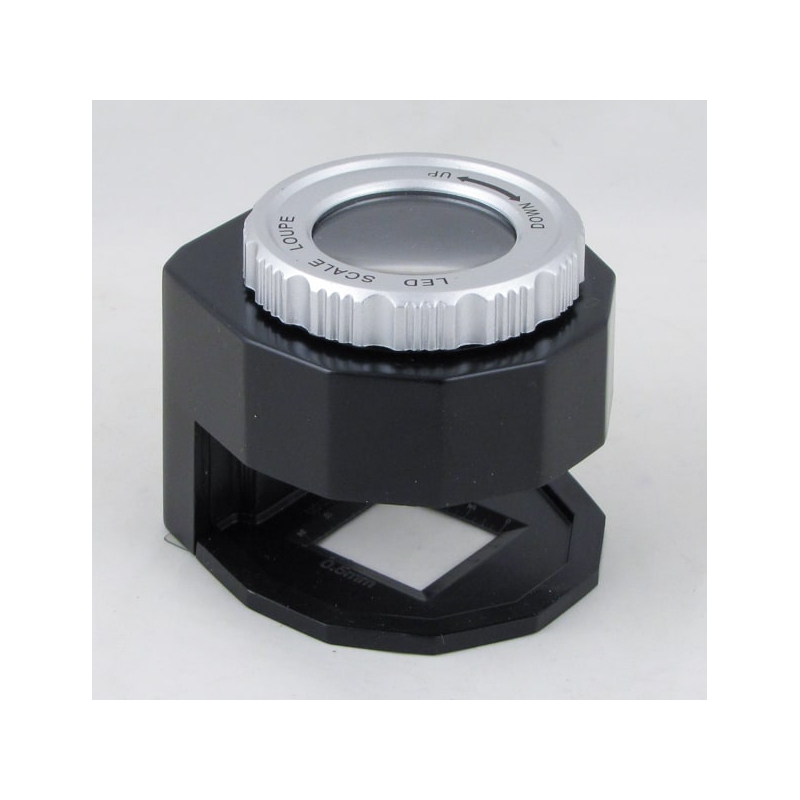 Лупа-микроскоп TH-9006A 30-кратн. 5 ламп + детектор черная zoom