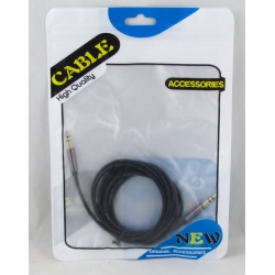 Шнур AUX (Джек 3,5 - Джек 3,5) 1.8 м H-109 Premium 